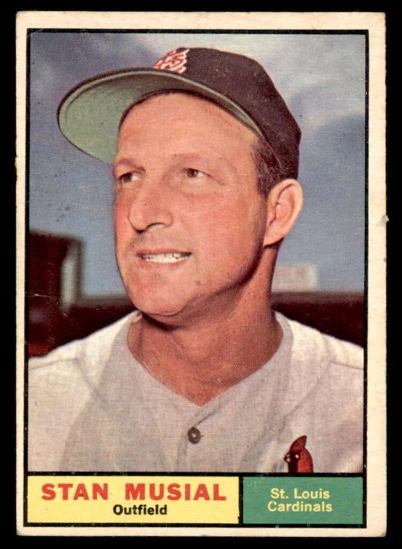 Stan Musial, 1961 Topps Baseball