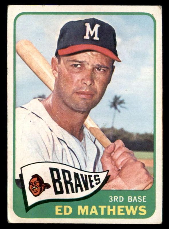 Eddie Mathews, 1965 Topps Baseball