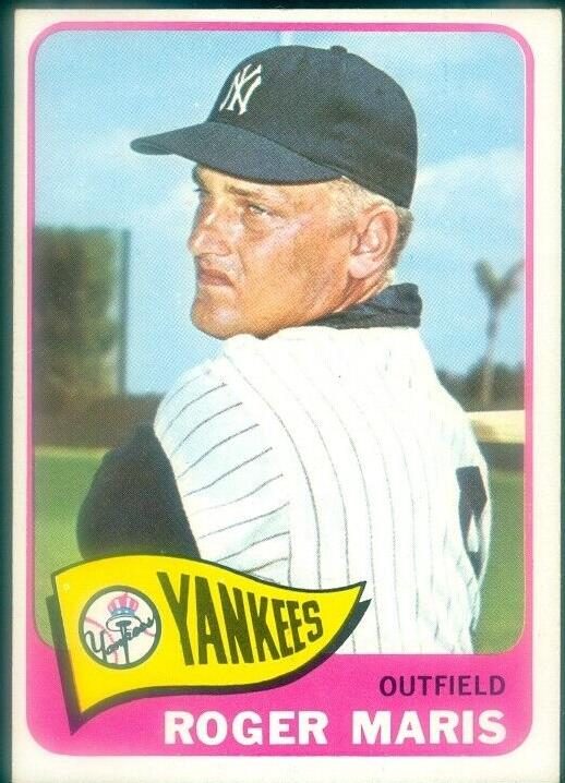 Roger Maris, 1965 Topps Baseball