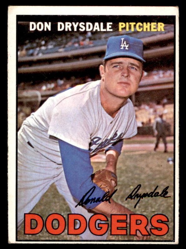 Don Drysdale, 1967 Topps Baseball
