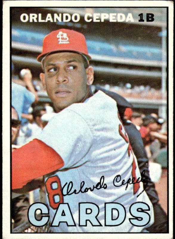 Orlando Cepeda, 1967 Topps Baseball