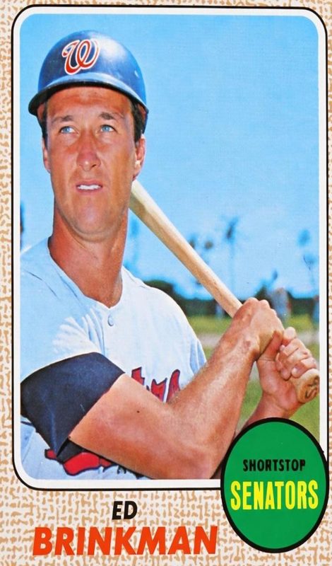 Ed Brinkman, 1968 Topps Baseball