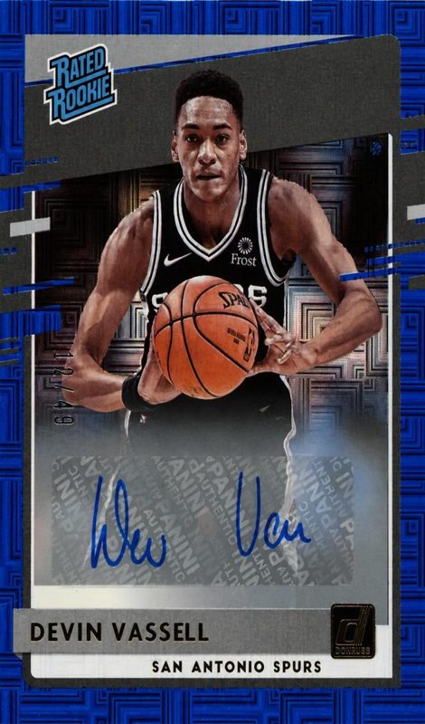 Devin Vassell, 2020 Panini Donruss Basketball