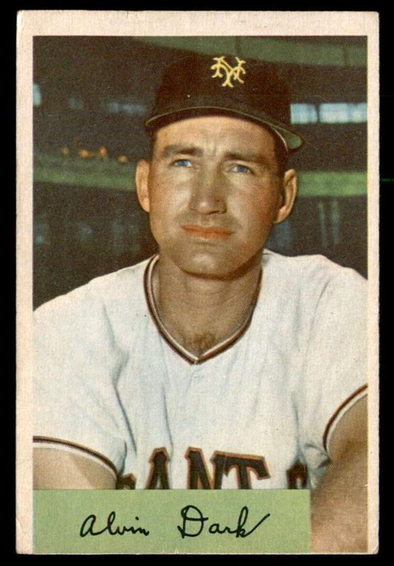 Alvin Dark, 1954 Bowman Baseball
