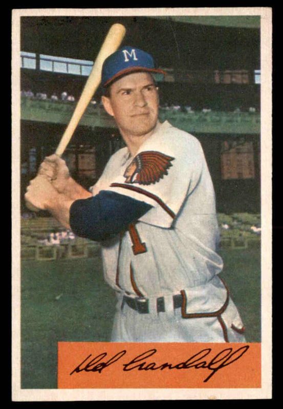 Del Crandall, 1954 Bowman Baseball