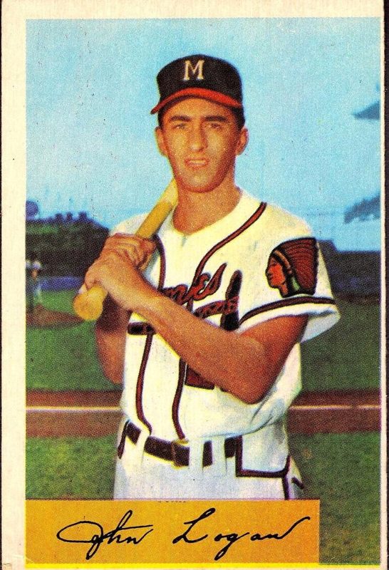 Johnny Logan, 1954 Bowman Baseball
