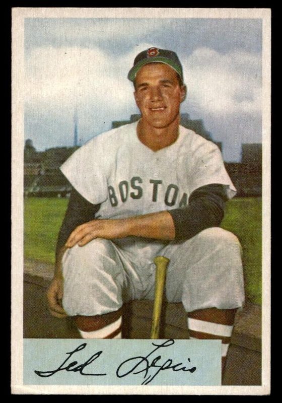 Ted Lepcio, 1954 Bowman Baseball