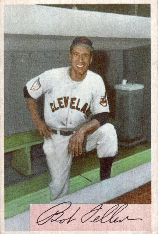 Bob Feller, 1954 Bowman Baseball