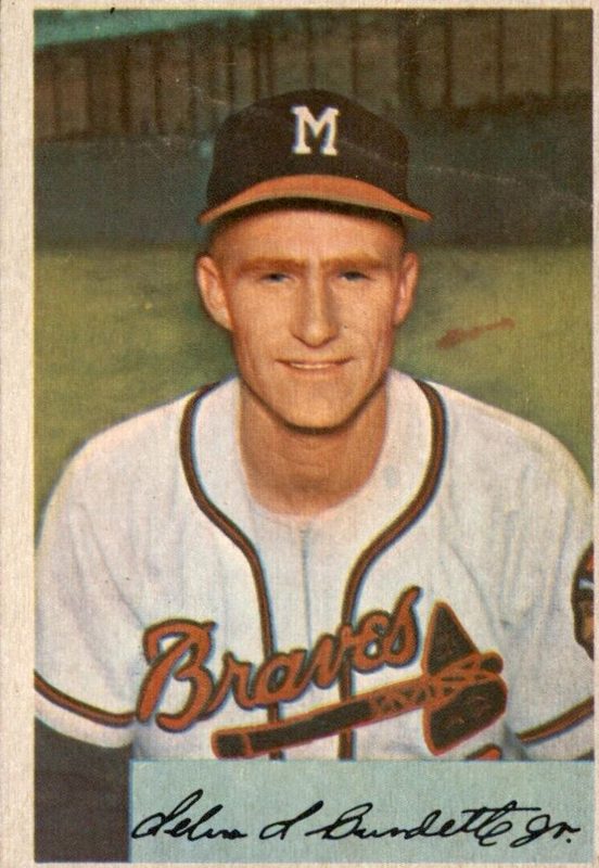Lew Burdette, 1954 Bowman Baseball