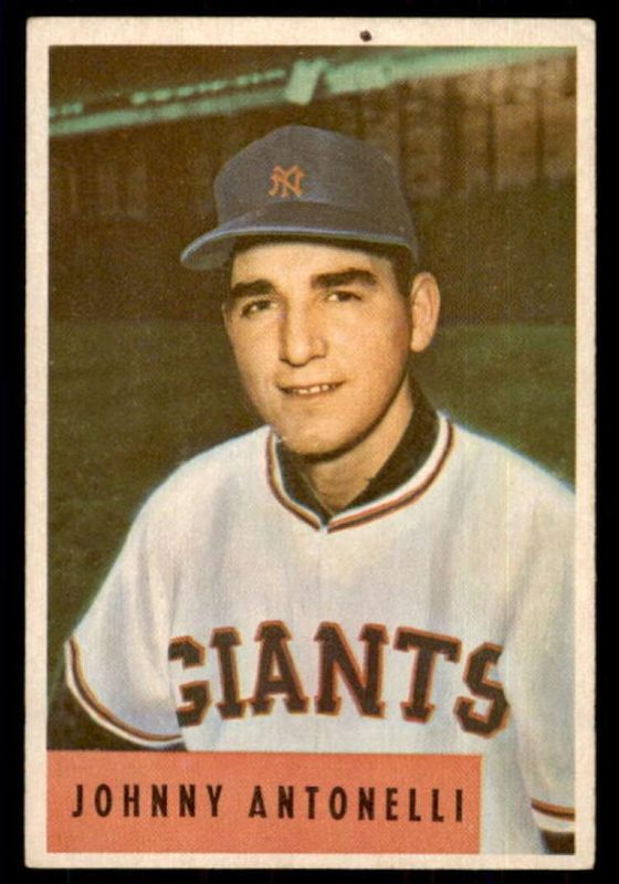 Johnny Antonelli, 1954 Bowman Baseball