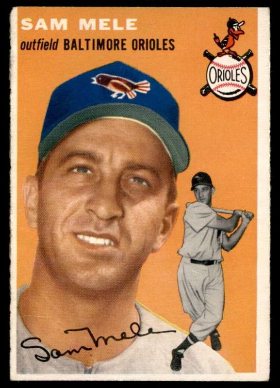 Sam Mele, 1954 Topps Baseball