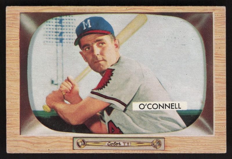 Danny O'Connell, 1955 Bowman Baseball