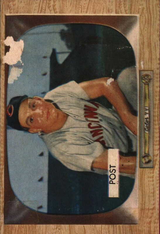 Wally Post, 1955 Bowman Baseball