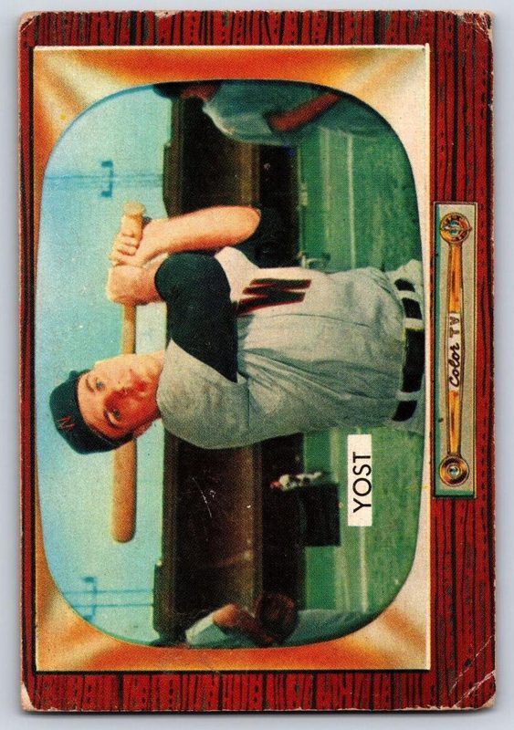 Eddie Yost, 1955 Bowman Baseball