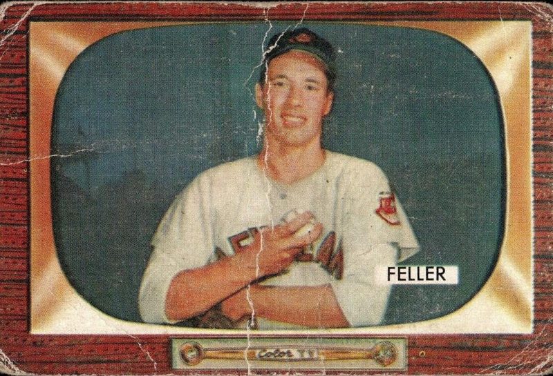 Bob Feller, 1955 Bowman Baseball
