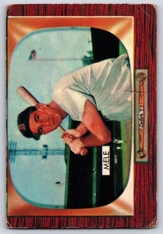 Sam Mele, 1955 Bowman Baseball
