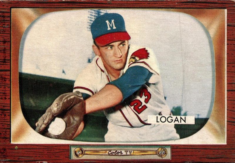 Johnny Logan, 1955 Bowman Baseball