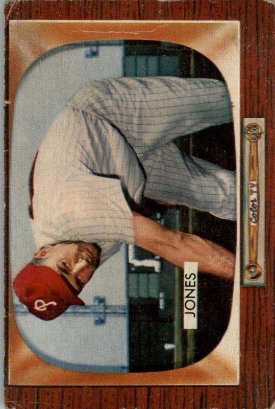 Willie Jones, 1955 Bowman Baseball