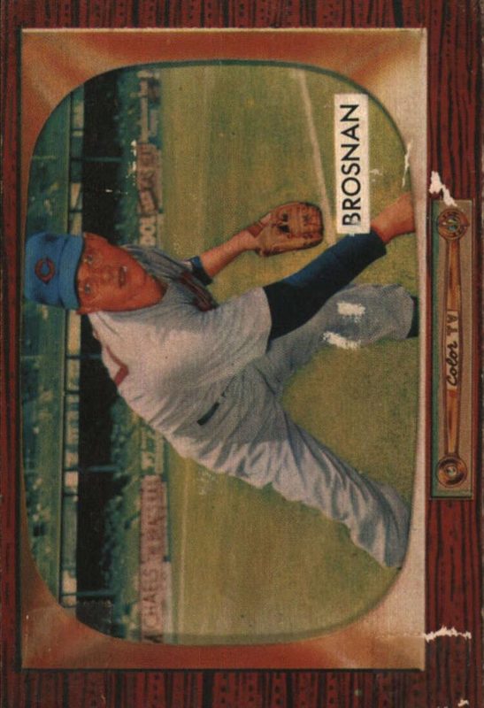 Jim Brosnan, 1955 Bowman Baseball