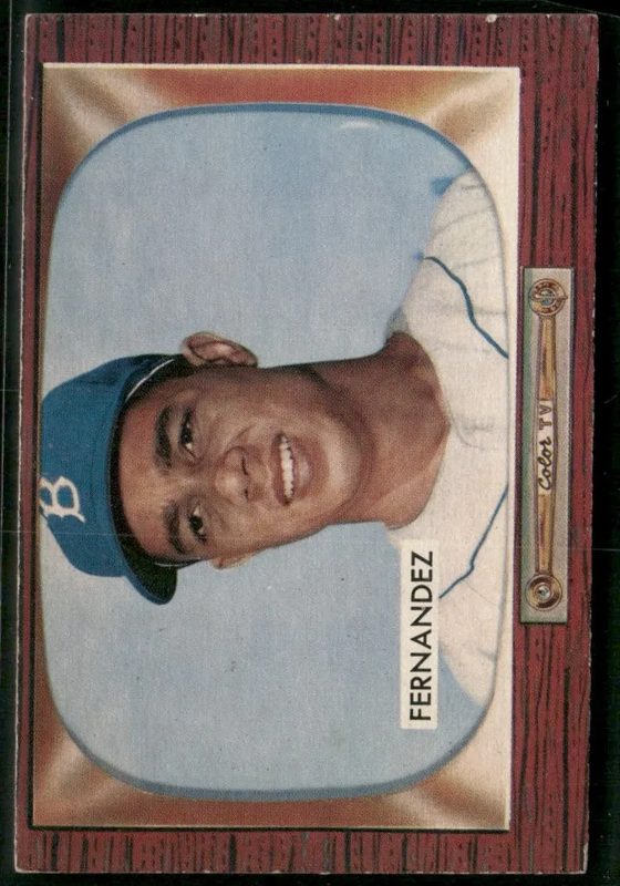 Chico Fernandez, 1955 Bowman Baseball