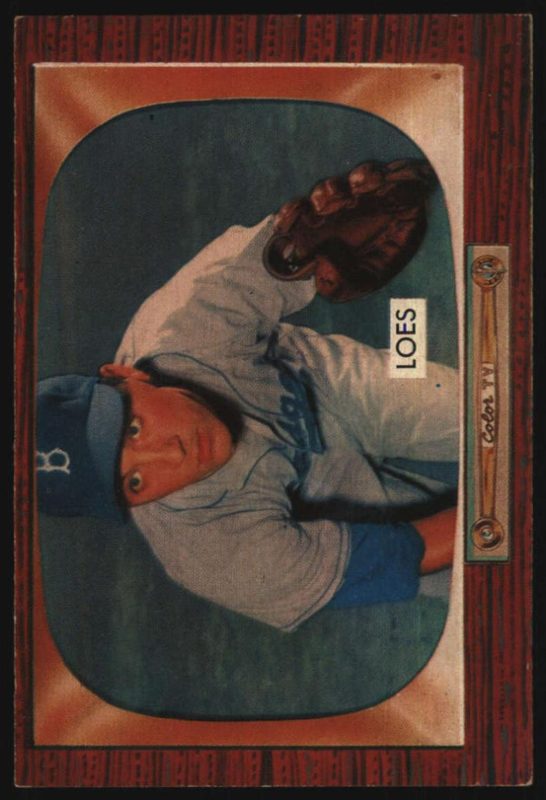 Billy Loes, 1955 Bowman Baseball