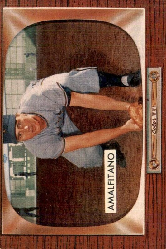 Joe Amalfitano, 1955 Bowman Baseball