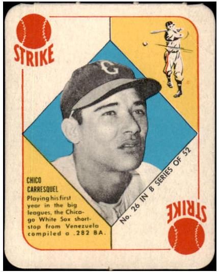 Chico Carrasquel, 1951 Topps Blue Backs Baseball