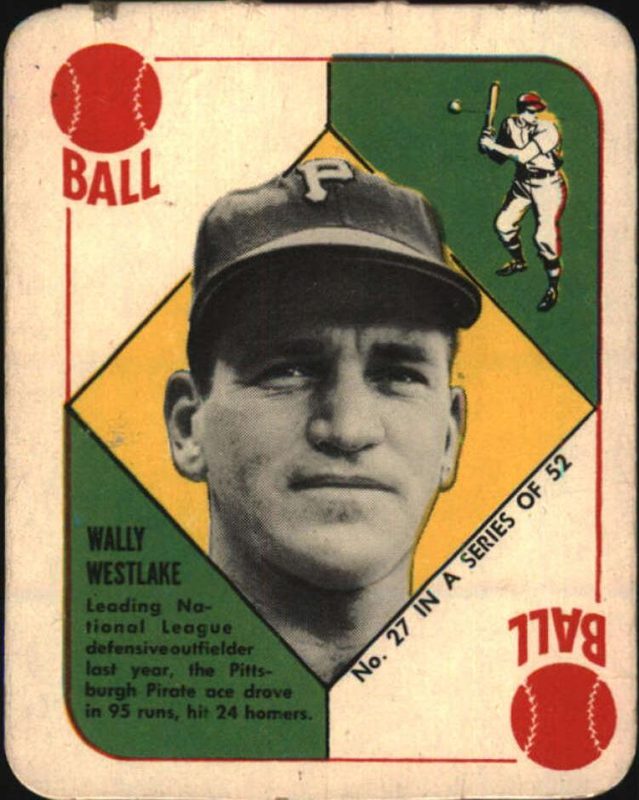 Wally Westlake, 1951 Topps Red Backs Baseball