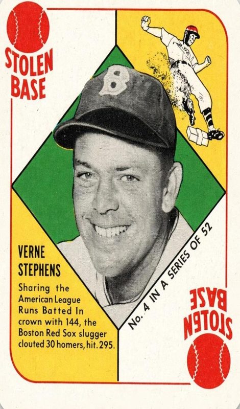 Vern Stephens, 1951 Topps Red Backs Baseball