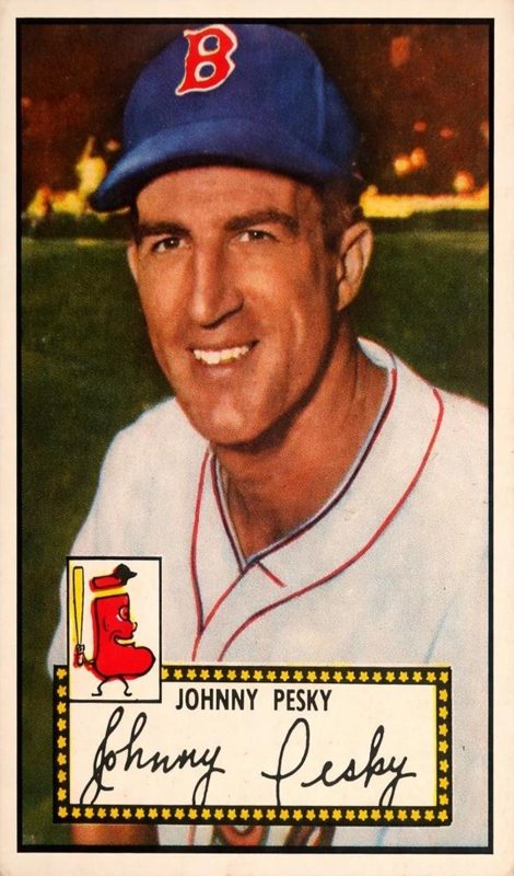 Johnny Pesky, 1952 Topps Baseball