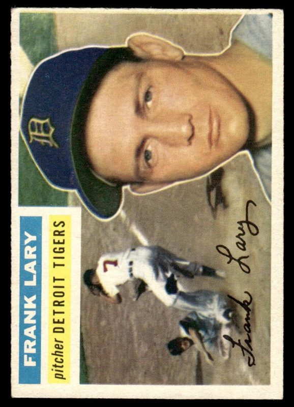 Frank Lary, 1956 Topps Baseball