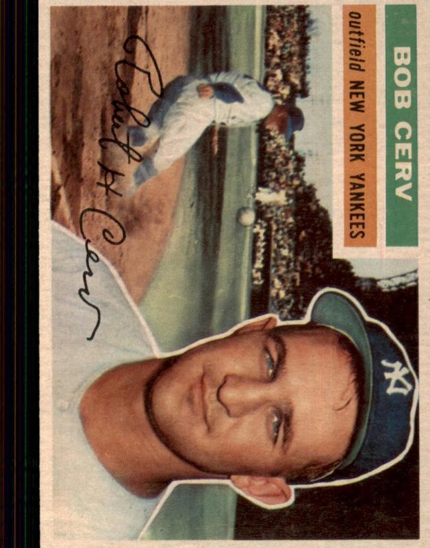 Bob Cerv, 1956 Topps Baseball