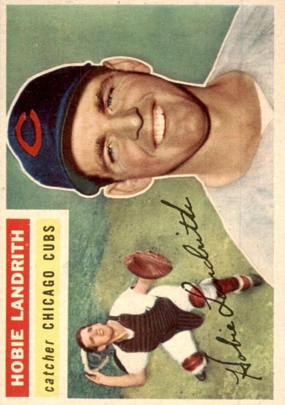 Hobie Landrith, 1956 Topps Baseball