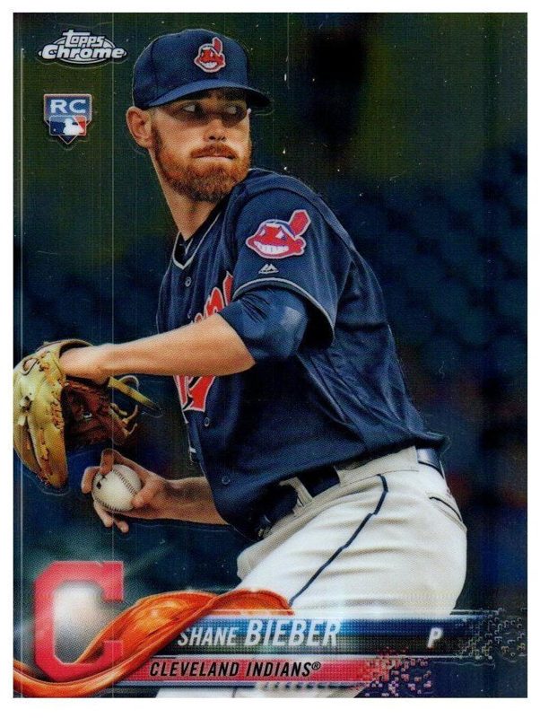 Shane Bieber, 2018 Topps Chrome Update Baseball