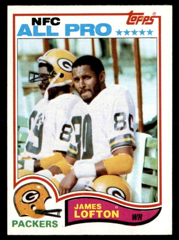 James Lofton, 1982 Topps Football