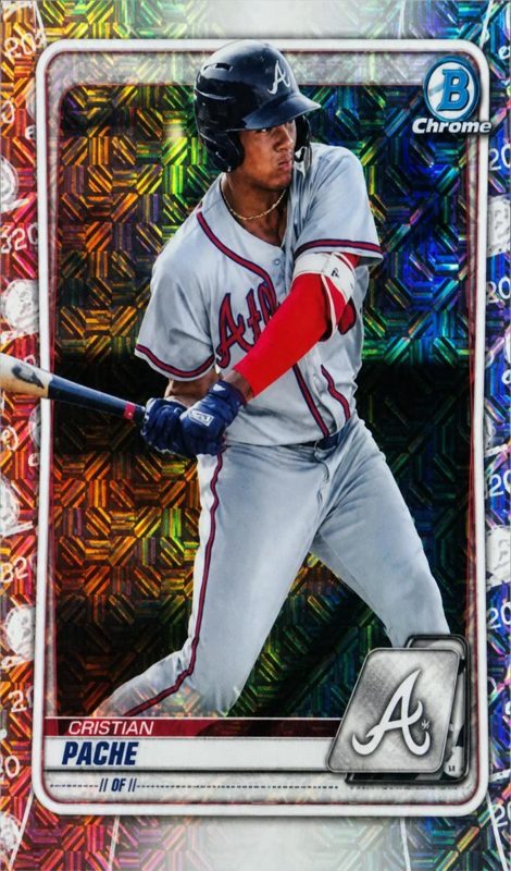 Cristian Pache, 2020 Bowman Chrome Mega Box Prospects Baseball