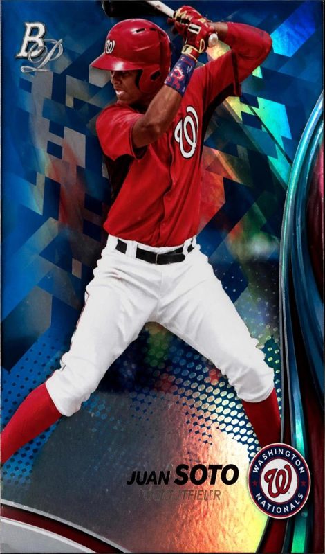 Juan Soto, 2017 Bowman Platinum Baseball