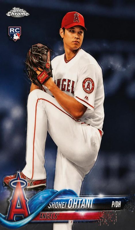 Shohei Ohtani, 2018 Topps Chrome Baseball