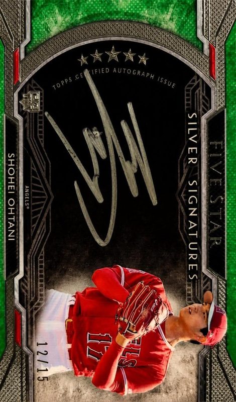 Shohei Ohtani, 2018 Topps Five Star Baseball