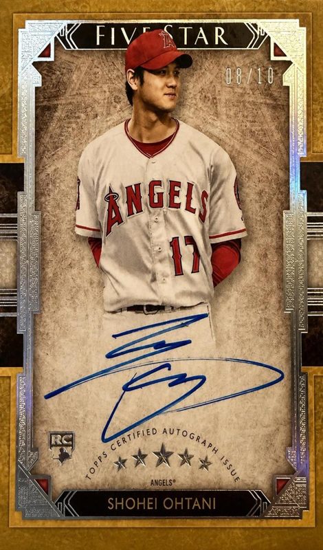 Shohei Ohtani, 2018 Topps Five Star Baseball