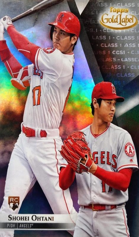 Shohei Ohtani, 2018 Topps Gold Label Baseball