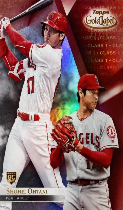 Shohei Ohtani, 2018 Topps Gold Label Baseball
