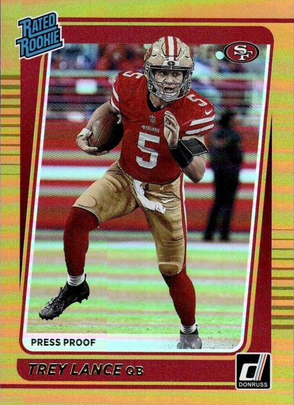 Trey Lance, 2021 Panini Donruss Football