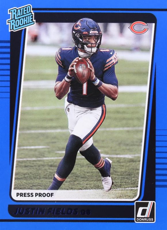 Justin Fields, 2021 Panini Donruss Football