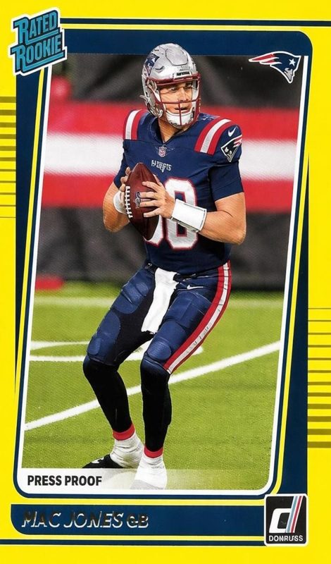 Mac Jones, 2021 Panini Donruss Football