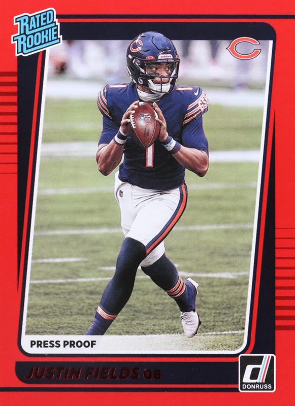 Justin Fields, 2021 Panini Donruss Football