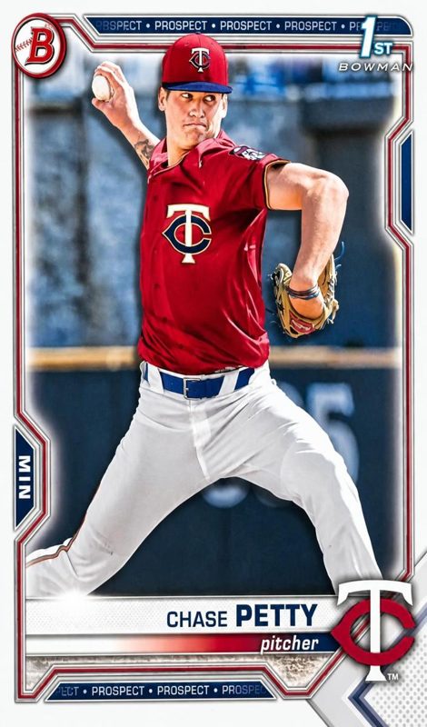 Chase Petty, 2021 Bowman Draft Baseball