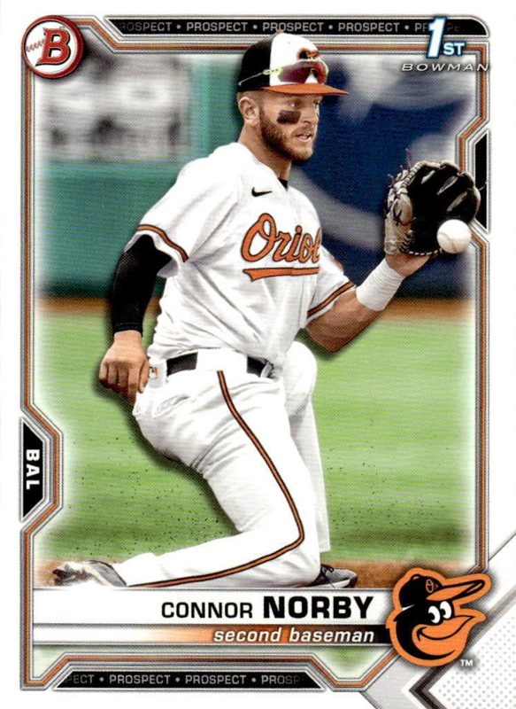 Connor Norby, 2021 Bowman Draft Baseball