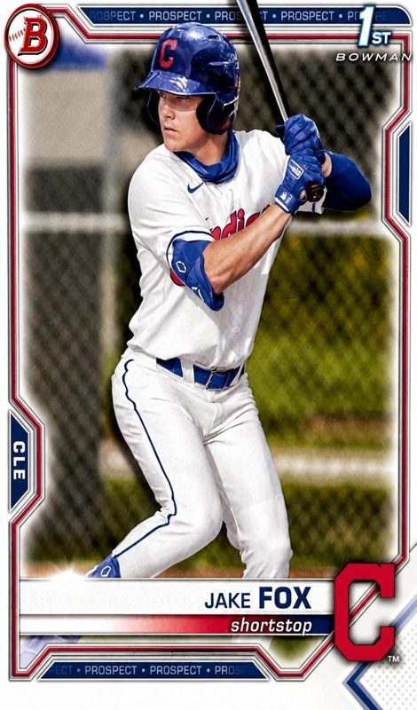 Jake Fox, 2021 Bowman Draft Baseball