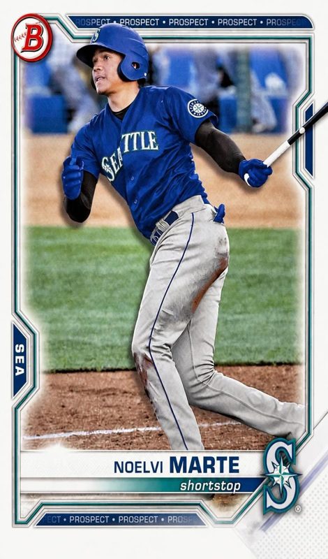 Noelvi Marte, 2021 Bowman Draft Baseball